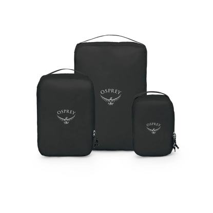 Osprey Ultralite Packing cubes set black pakavimo maišeliai