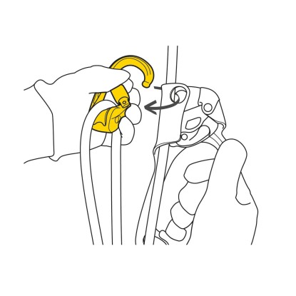 Petzl rollclip Z Triact screw lock