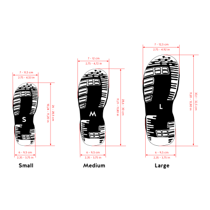 CLEW Independence size chart