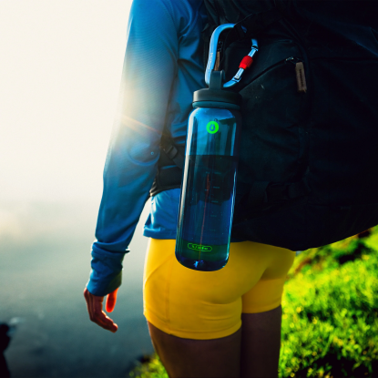 HydraPak Recon Clip and Carry 750 ml charcoal grey bottle