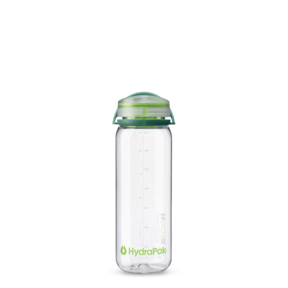 HydraPak Recon 750 ml clear/evergreen and lime gertuvė