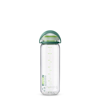 HydraPak Recon 750 ml clear/evergreen and lime gertuvė