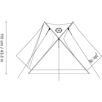 Samaya INSPIRE 2 blue dyneema palapinė