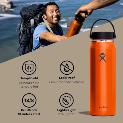 Hydro Flask Trail Series Lightweight 946 ml – itin lengva termosinė gertuvė