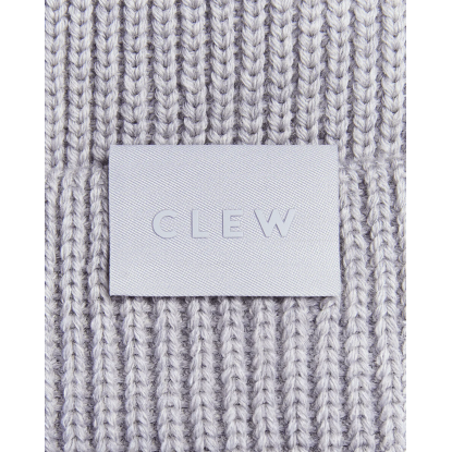 Clew Short Cut Beanie grey kepurė