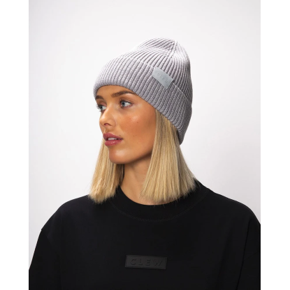 Clew Short Cut Beanie grey kepurė