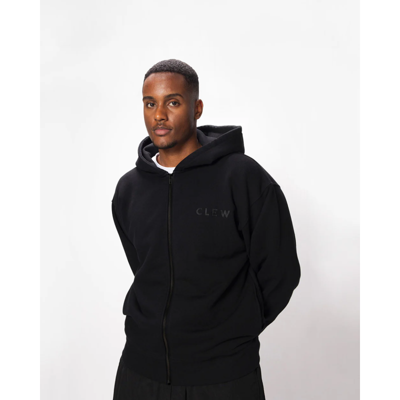 CLEW Full-Zip Black – unisex megztinis | Expedition