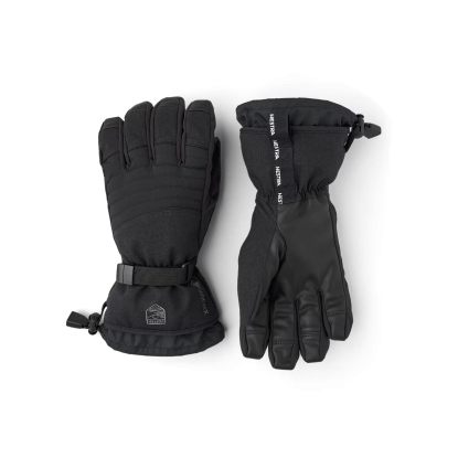 HESTRA Gore-Tex Perform black skiing gloves