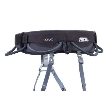 Petzl Corax dark grey mountaineering harness