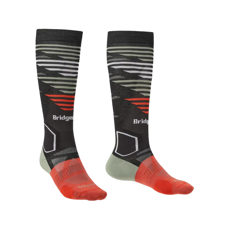 Bridgedale Ski Light Weight graphite/sage slidinėjimo kojinės