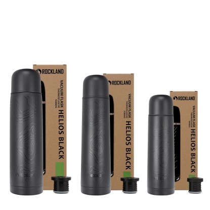 Rockland Helios 1L black print vacuum flask