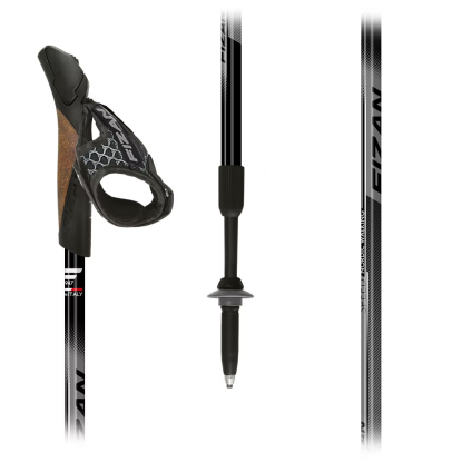 Fizan NW Speed black nordic walking poles