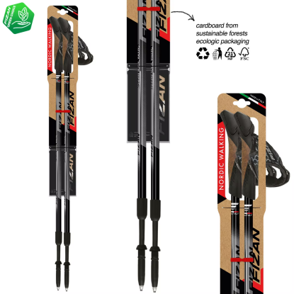 Fizan NW Speed black nordic walking poles