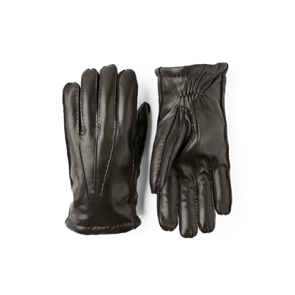 Hestra George espresso mens leather gloves