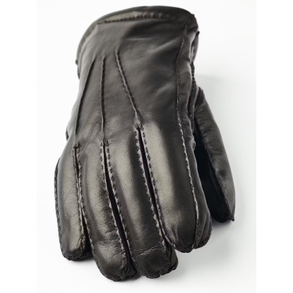 Hestra George espresso mens leather gloves
