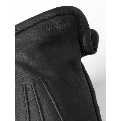 HESTRA Andrew black leather men gloves