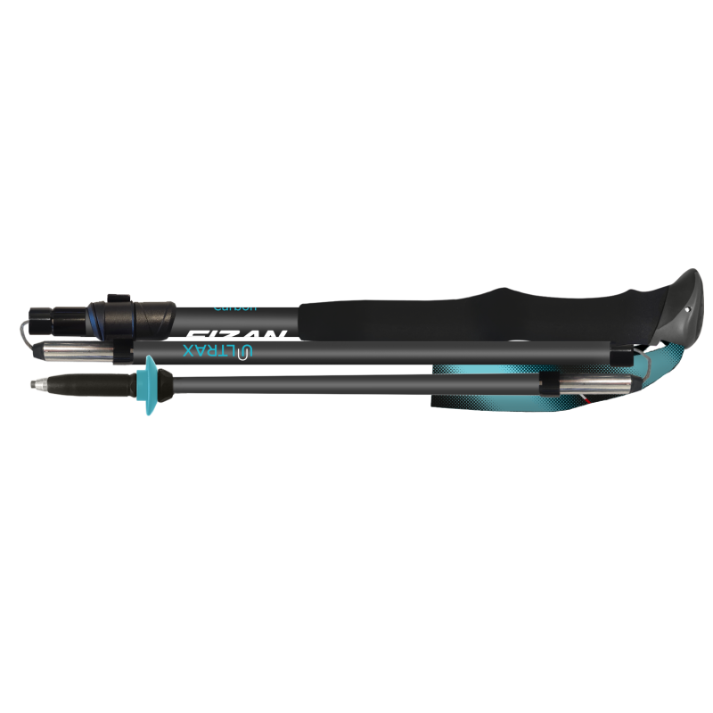 Fizan Ultrax carbon light blue poles