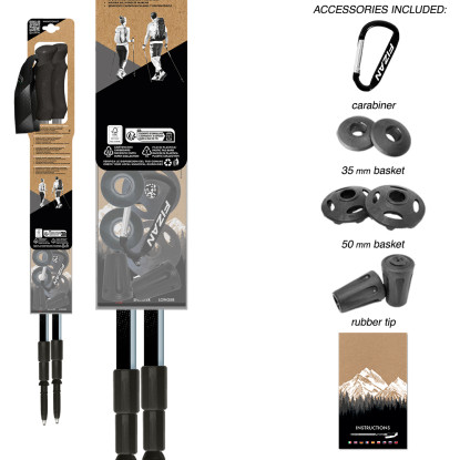 Fizan Prestige sugarpaper trekking poles