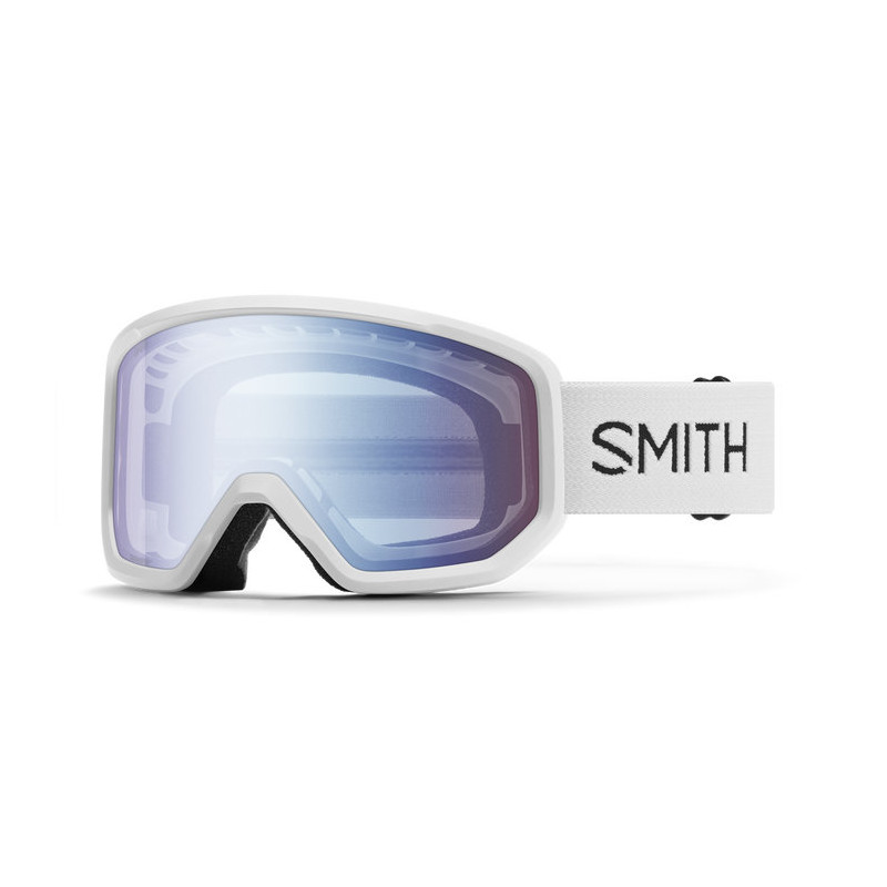 Smith Transfer white blue sensor mirror goggles