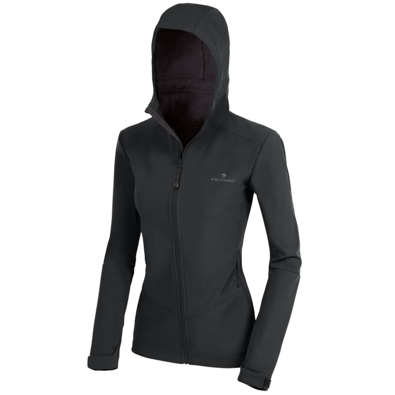 Ferrino Tobol black moteriška softshell striukė