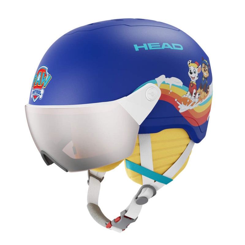 Head YUKI Visor PAW blue vaikiškas šalmas