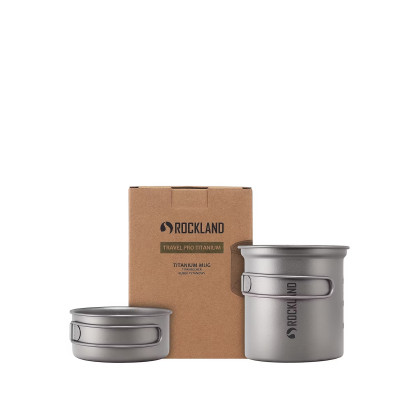 Rockland Travel Pro Titanium 0.75L+0.3L set of dishes
