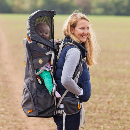 LittleLife Cross Country S4 child carrier grey nešyklė vaikams