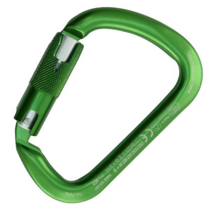 Kong HMS Rise Lock green/silver/green carabiner