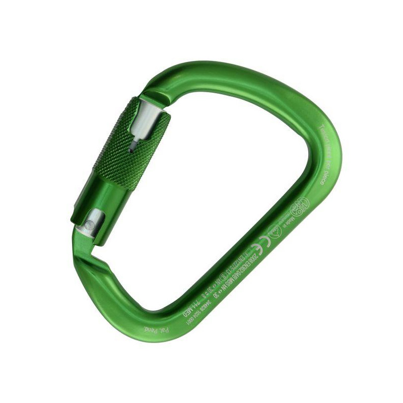 Kong HMS Rise Lock green/silver/green carabiner