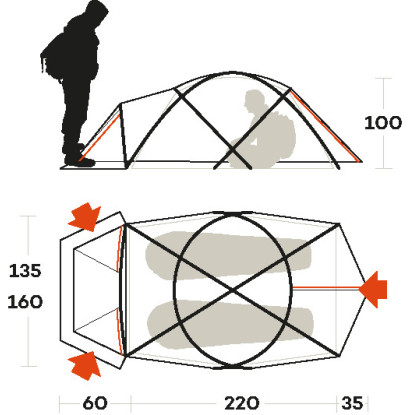 Ferrino Snowbound 2 expedition tent