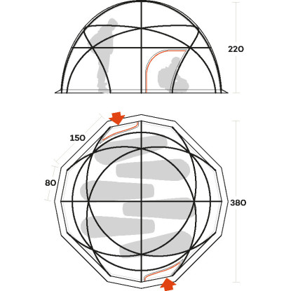 Ferrino Ferrino Colle Sud (flysheet+inner) expedition tent