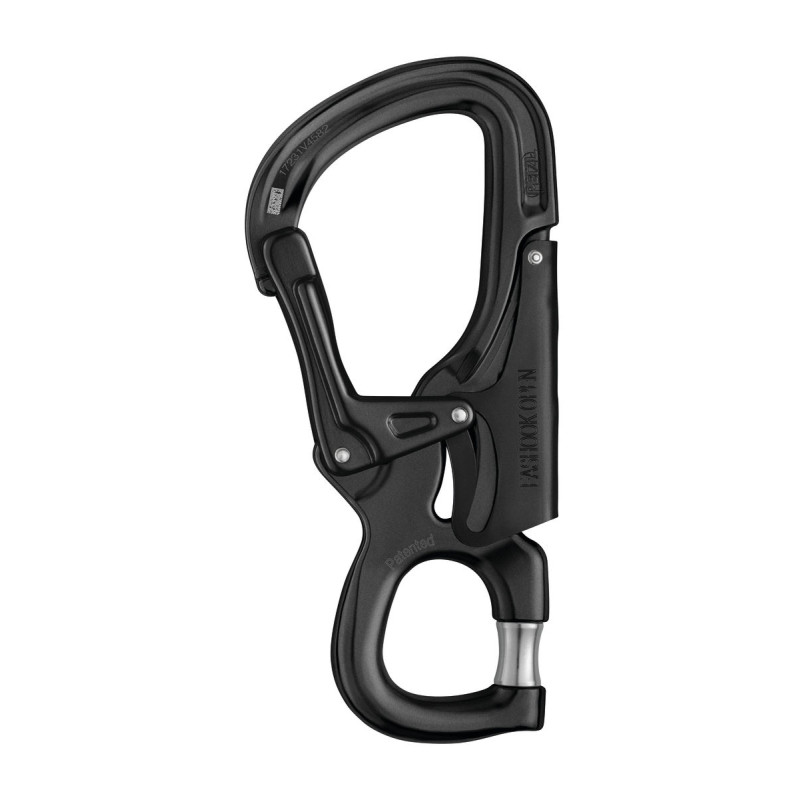 Petzl Eashook Open black karabinas