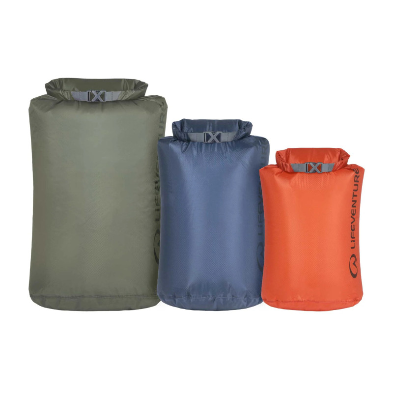 Lifeventure Ultralight DryBag Multipack (5L, 10L, 25L)
