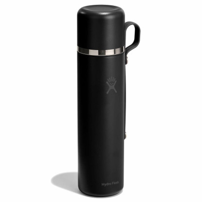 Hydro Flask Hot Flask and Cup black 1006ml vacuum bottle