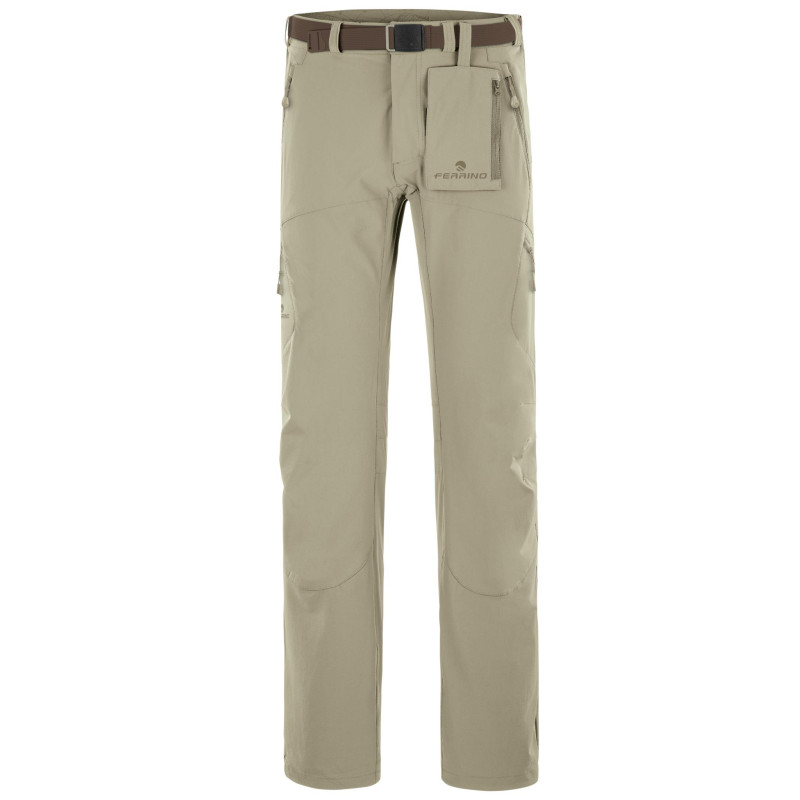 Ferrino Hervey man mauve green pants