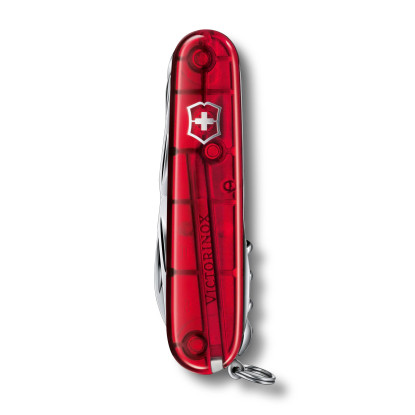 Victorinox Huntsman red transparent knife