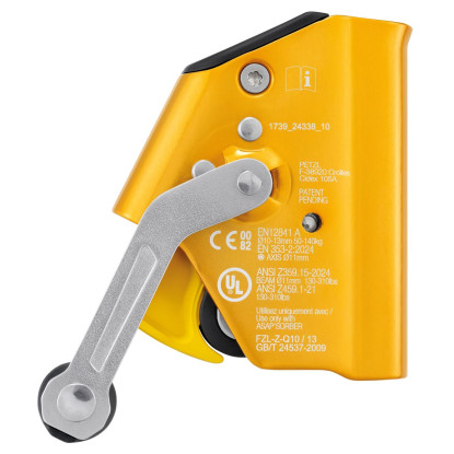 Petzl ASAP LOCK – mobilus kritimo stabdymo įrenginys su LOCK funkcija