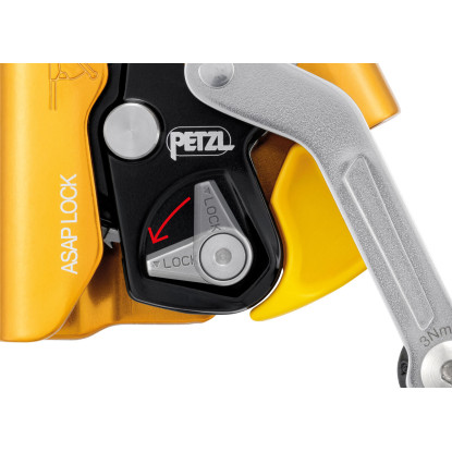 Petzl ASAP LOCK – mobilus kritimo stabdymo įrenginys su LOCK funkcija