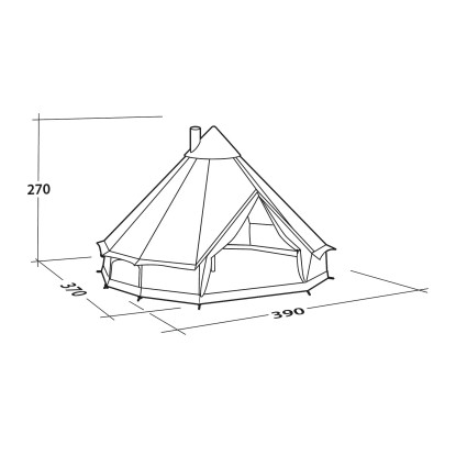 Robens Klondike glamping palapinė