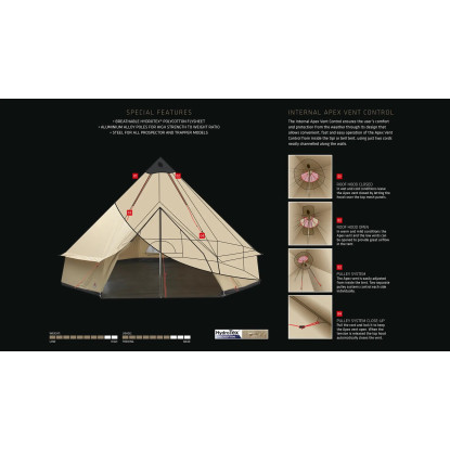 Robens Klondike glamping palapinė