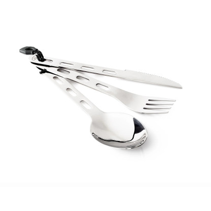 GSI Glacier stainless ring cutlery 3pc