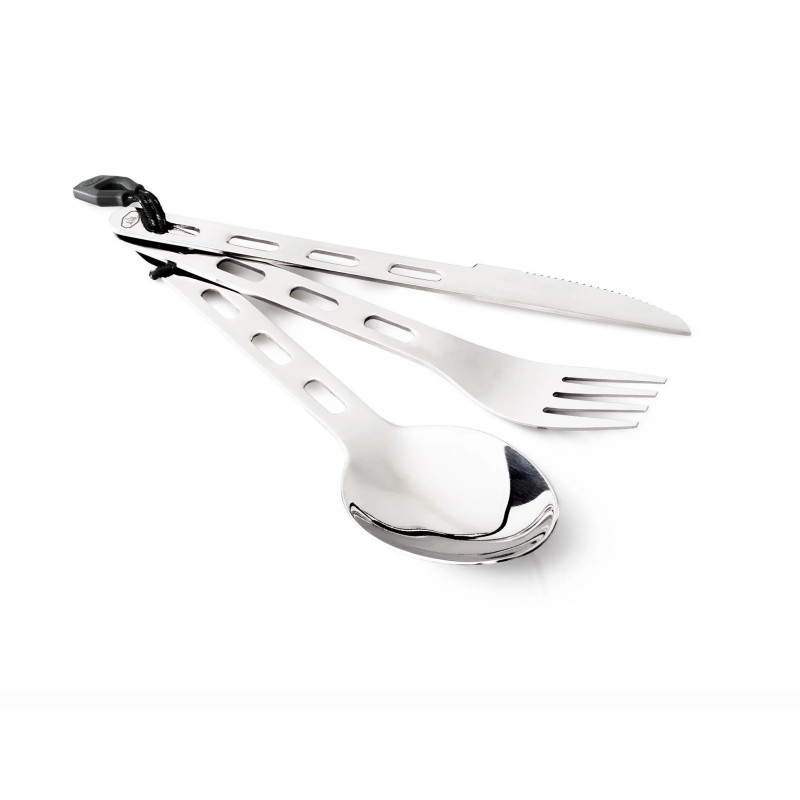 GSI Glacier stainless ring cutlery 3pc