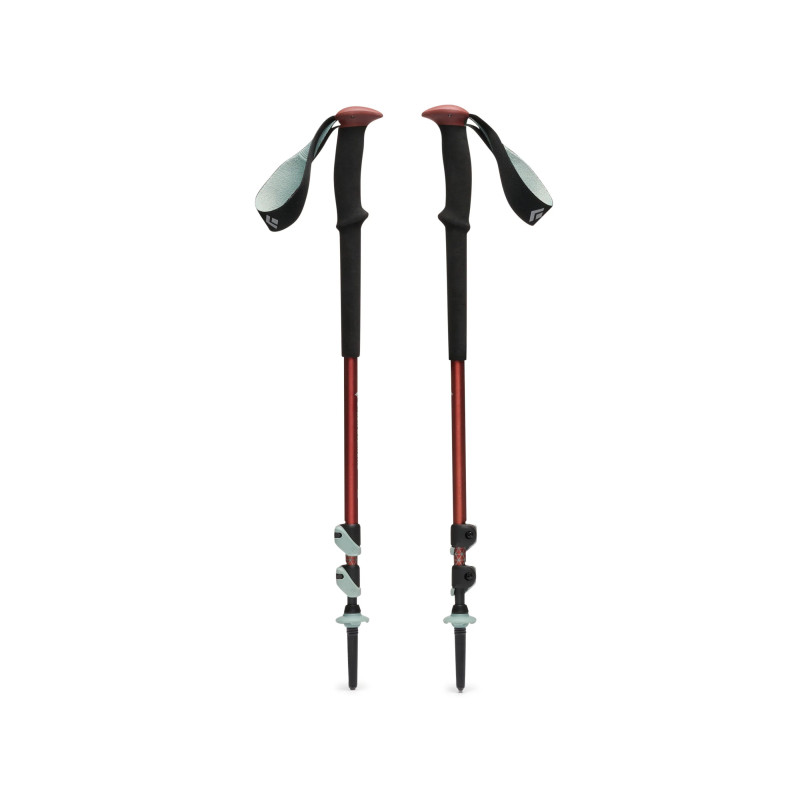 Black Diamond Trail iron red trekking poles
