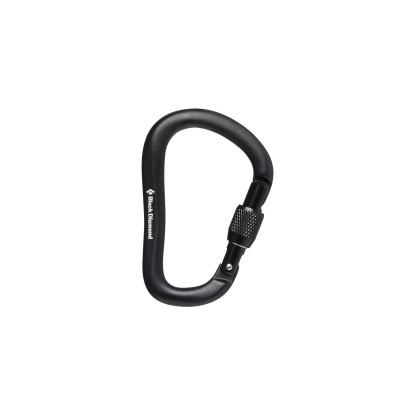 Black Diamond RockLock Screwgate black karabinas