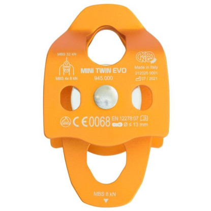 Kong Mini Twin Evo dvigubas skriemulys