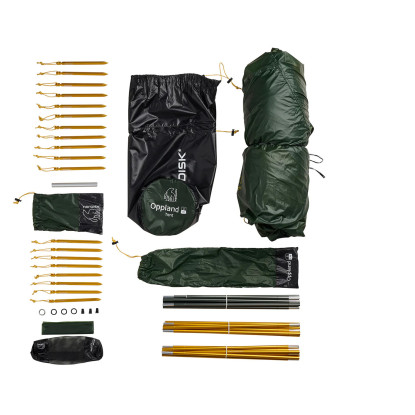 Nordisk Oppland 3 LW 2.0 black forest green palapinė