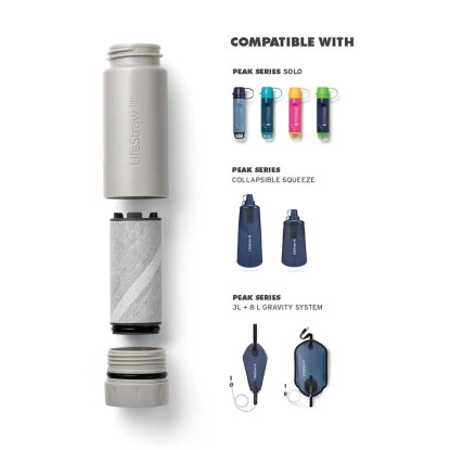 Lifestraw Peak series Activated Carbon filter attachment