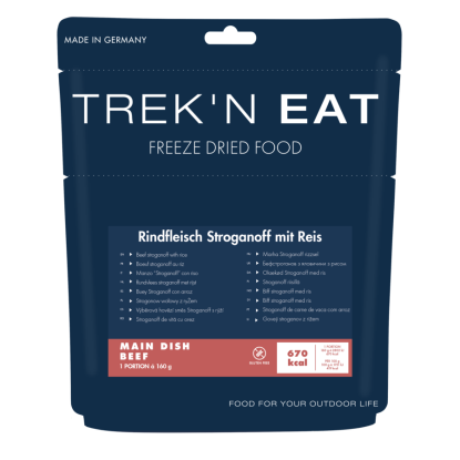 Trek'N Eat Beef Stroganoff with Rice sublimuotas maistas