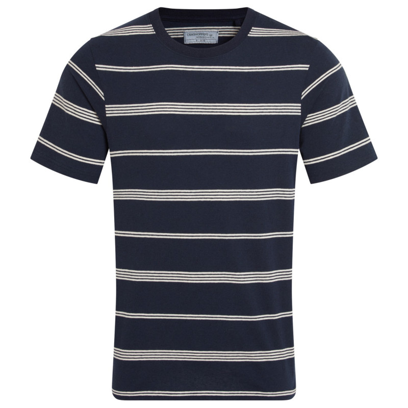 Craghoppers Buffon Short Sleeved T-Shirt M | Blue Navy Stripe marškinėliai