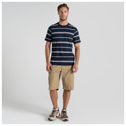 Craghoppers Buffon Short Sleeved T-Shirt M | Blue Navy Stripe